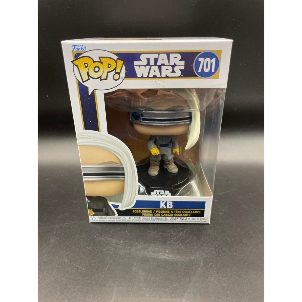 Funko Pop Star Wars Skeleton Crew KB 701 Bobblehead Vinyl Figure Disney+